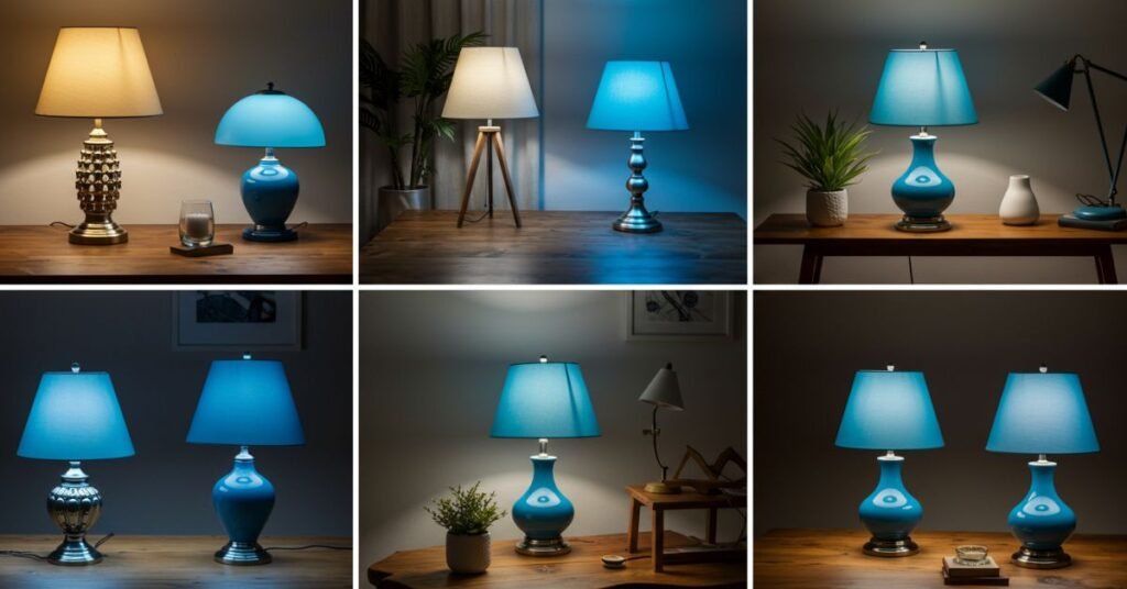 blue Table Lamps for Modern Homes