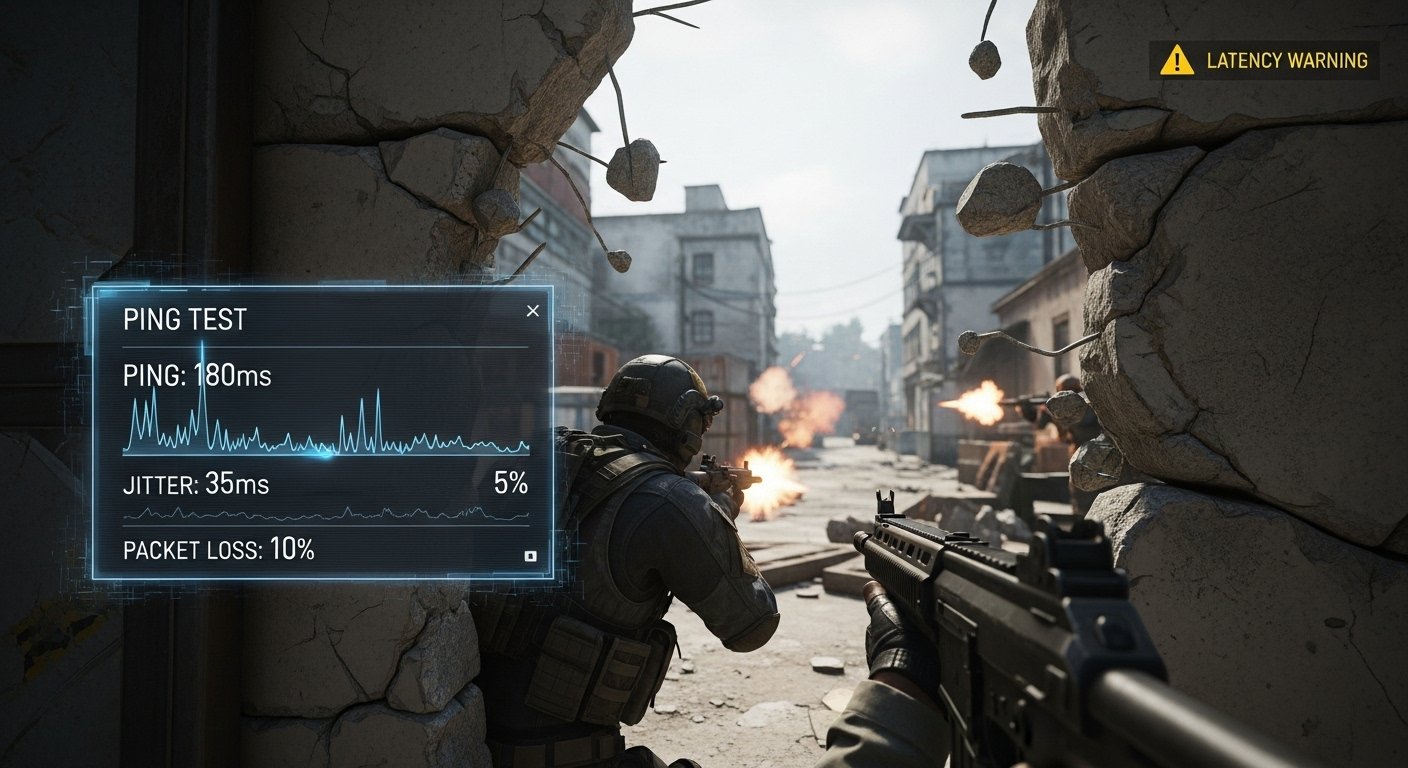 Troubleshooting High Ping in Call of Duty with a Ping Test
