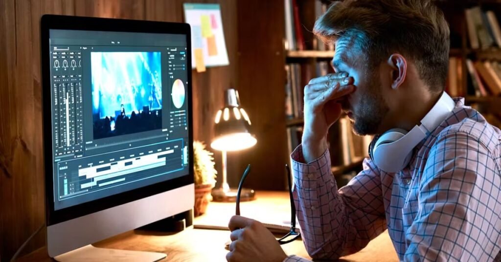 Portable Monitor Lead to Dry or Irritated Eyes